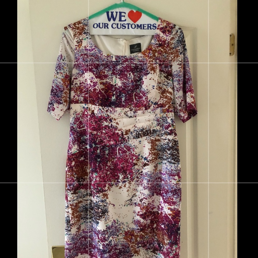 Adrianna Papell pretty silk dress worn once